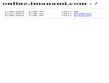 Tablet Screenshot of online.imanami.com